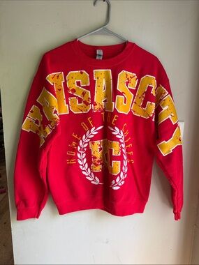 Gildan Red & Yellow Kansas City Chiefs Sweatshirt